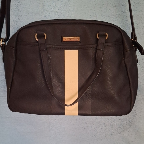 Tommy Hilfiger Handbags - Tommy Hilfiger Black and Cream Satchel‎